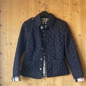 Burberry Black Quilted Utility Jacket